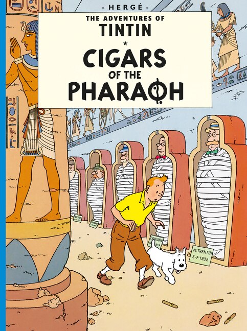 Front cover_Cigars of the Pharaoh (The Adventures of Tintin)