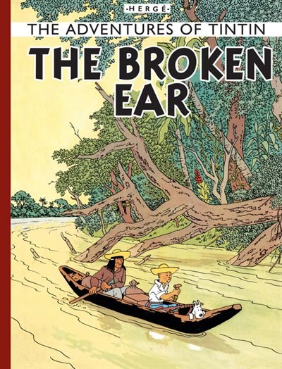 Front cover_The Broken Ear (The Adventures of Tintin)