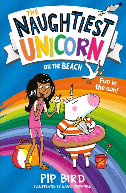 Front cover_The Naughtiest Unicorn on the Beach