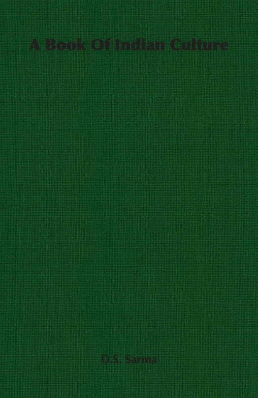 Couverture_A Book Of Indian Culture