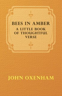 Front cover_Bees In Amber - A Little Book of Thoughtful Verse
