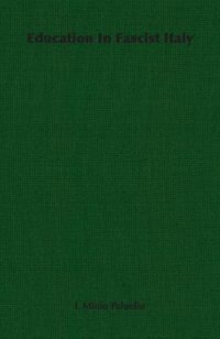 Front cover_Education In Fascist Italy