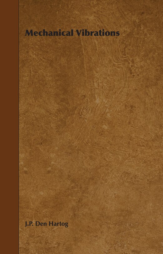 Front cover_Mechanical Vibrations