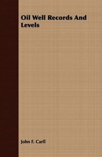 Front cover_Oil Well Records And Levels