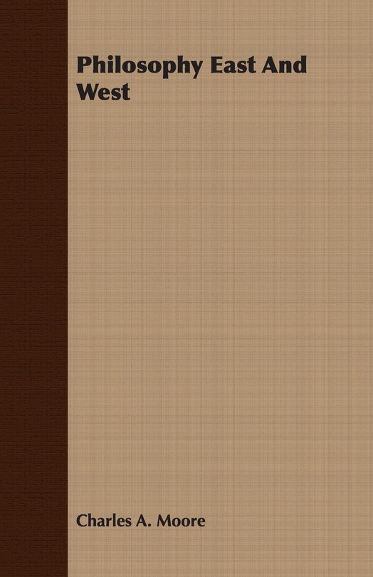 Front cover_Philosophy East And West
