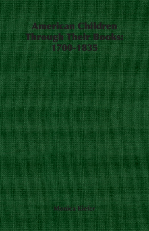 Couverture_American Children Through Their Books