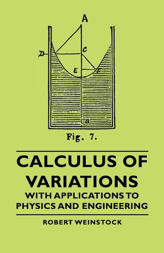Couverture_Calculus of Variations - With Applications to Physics and Engineering