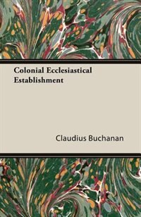 Front cover_Colonial Ecclesiastical Establishment