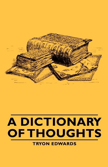 Couverture_A Dictionary Of Thoughts