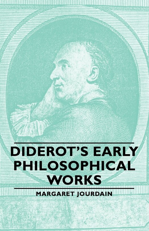 Couverture_Diderot's Early Philosophical Works