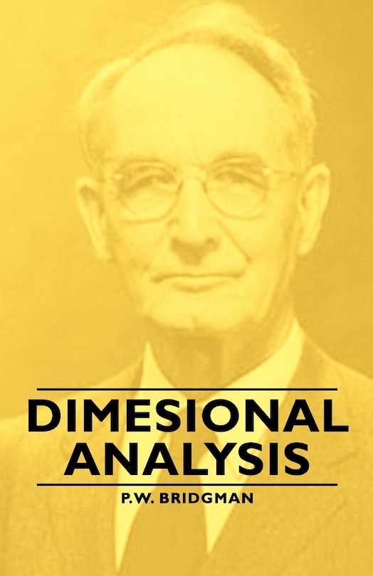 Front cover_Dimesional Analysis