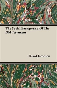 Couverture_The Social Background Of The Old Testament