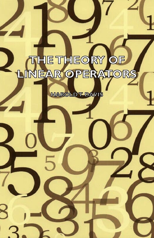 Couverture_The Theory of Linear Operators