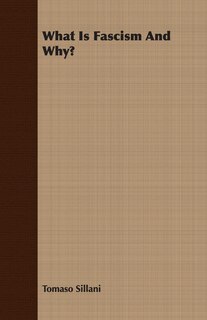 Couverture_What Is Fascism And Why?