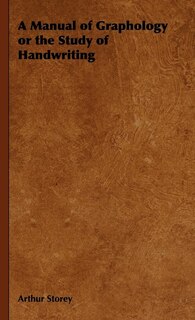 Couverture_A Manual Of Graphology Or The Study Of Handwriting