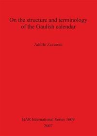 Front cover_On the structure and terminology of the Gaulish calendar