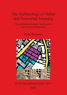 Couverture_The Archaeology of Verbal and Nonverbal Meaning