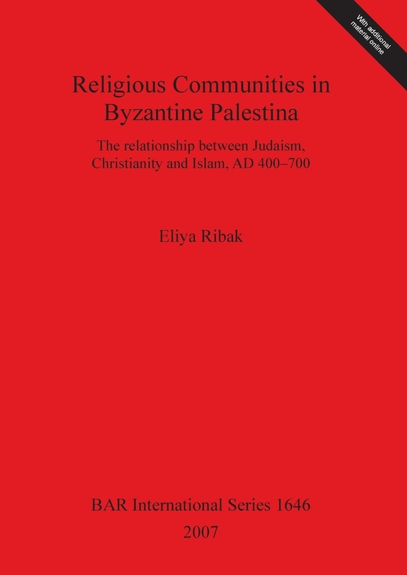 Couverture_Religious Communities in Byzantine Palestina