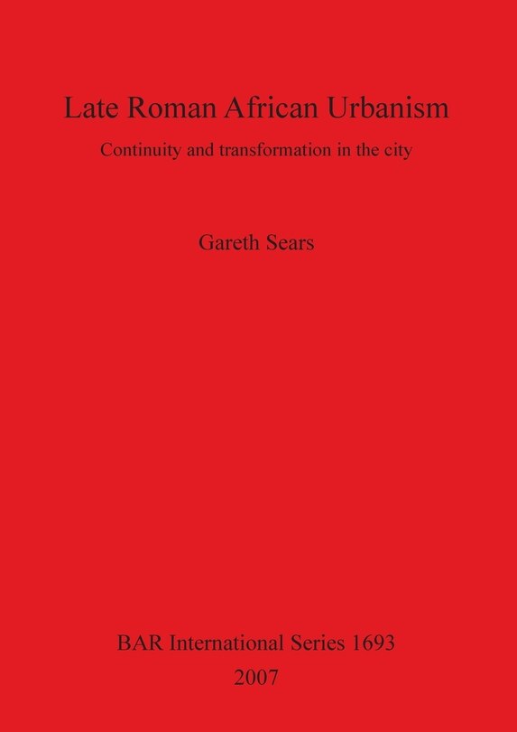Front cover_Late Roman African Urbanism