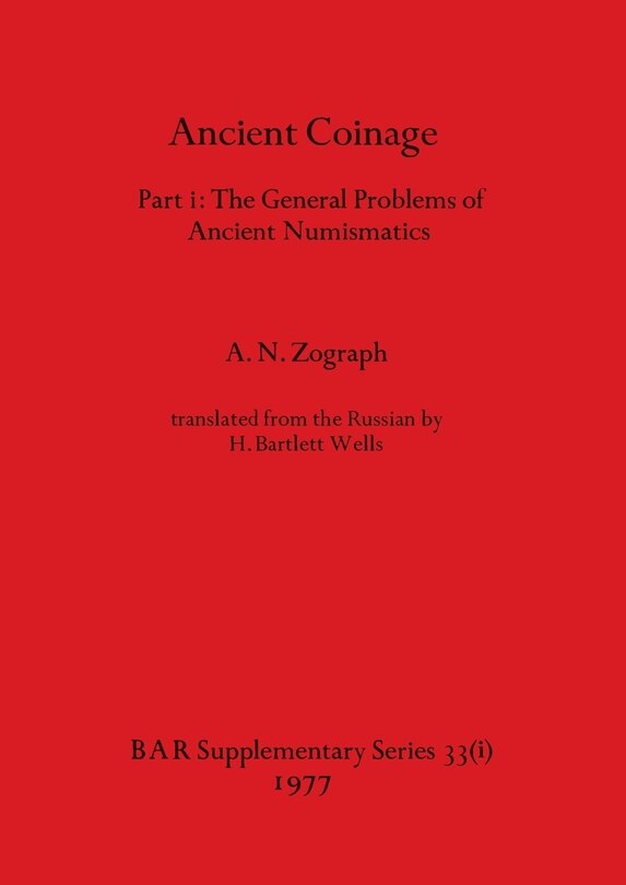 Front cover_Ancient Coinage, Part i