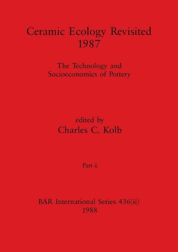 Couverture_Ceramic Ecology Revisited 1987, Part ii