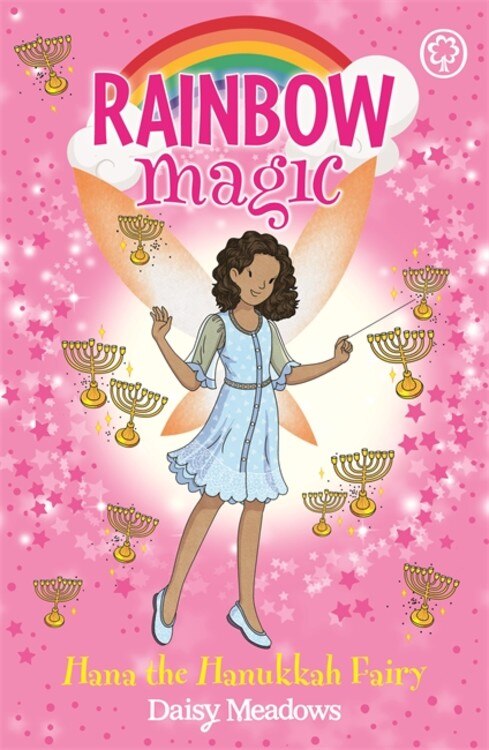 Front cover_Rainbow Magic: Hana the Hanukkah Fairy