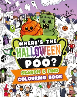 Couverture_Where's the Halloween Poo? Search and Find Colouring Book