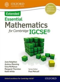 Front cover_Essential Mathematics For Cambridge Igcse Extended