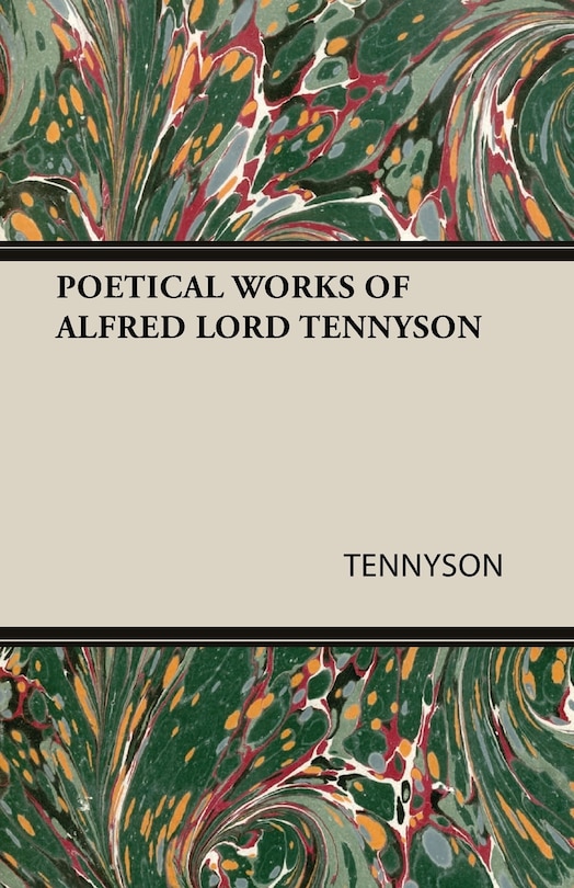 Couverture_POETICAL WORKS OF ALFRED LORD TENNYSON