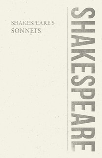 Front cover_Shakespeare's Sonnets