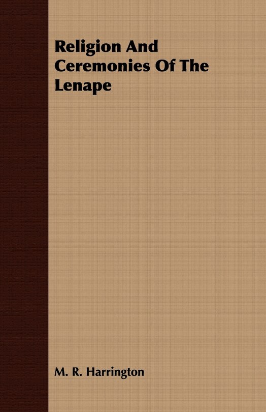 Couverture_Religion And Ceremonies Of The Lenape
