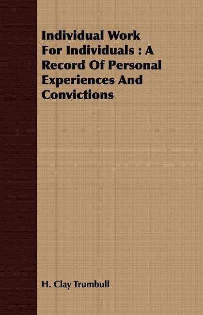 Front cover_Individual Work for Individuals
