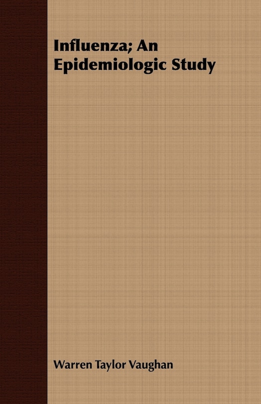 Front cover_Influenza; An Epidemiologic Study