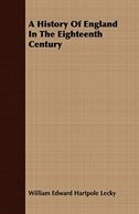 Front cover_A History Of England In The Eighteenth Century