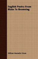 Couverture_English Poetry From Blake To Browning