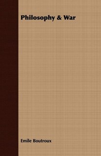 Front cover_Philosophy & War