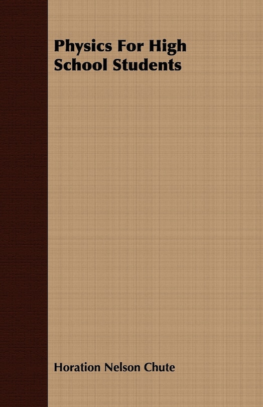 Couverture_Physics For High School Students