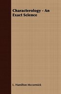 Couverture_Characterology - An Exact Science