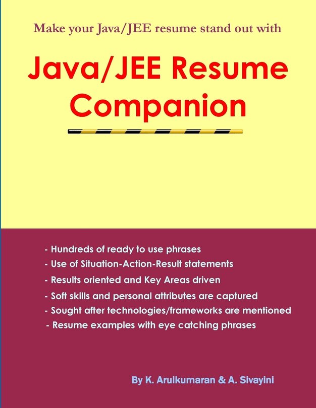 Front cover_Java/JEE Resume Companion