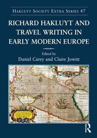 Couverture_Richard Hakluyt And Travel Writing In Early Modern Europe