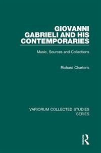 Front cover_Giovanni Gabrieli And His Contemporaries