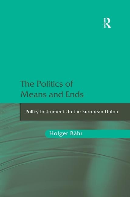 Couverture_The Politics Of Means And Ends