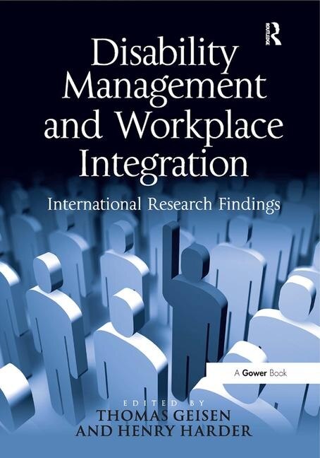 Front cover_Disability Management And Workplace Integration