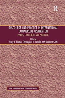 Couverture_Discourse And Practice In International Commercial Arbitration