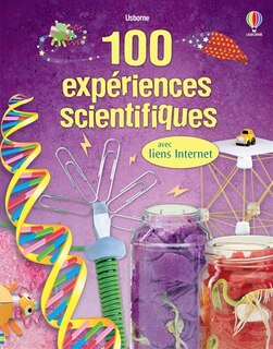 Front cover_100 expériences scientifiques : avec liens Internet
