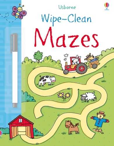 Front cover_Wipe-clean Mazes