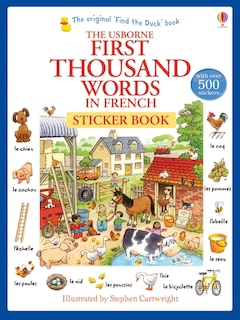 Front cover_First Thousand Words in French Sticker Book