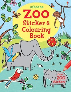 Front cover_Zoo Sticker And Colouring Book