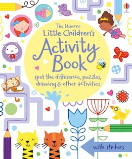 Front cover_Little Children's Activity Book Spot-the-difference Puzzles Draw