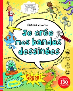 Front cover_Je crée mes bandes dessinées